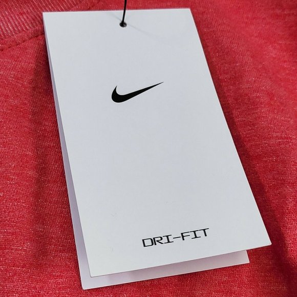 Nike Dri-Fit T-Shirt Men's Training Running Sport Athletic Red Swoosh CZ9724-672 - Picture 6 of 7